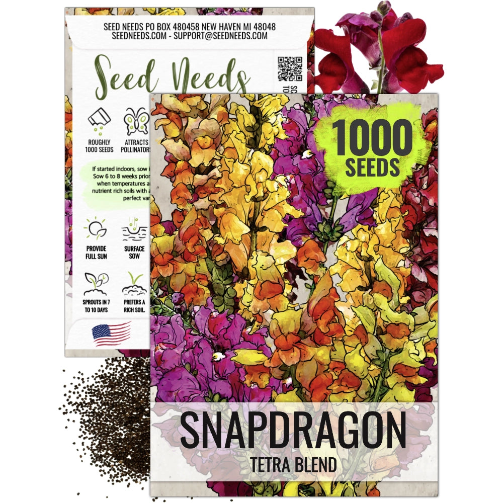 snapdragon seeds planting instructions Snapdragon Seeds For Planting Tetra Blend