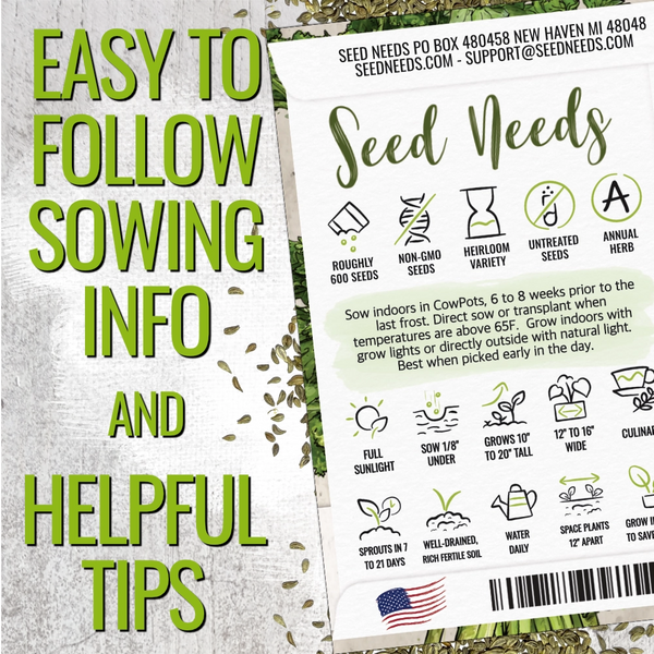 Triple Curled Parsley Seeds For Planting (Petroselinum crispum)