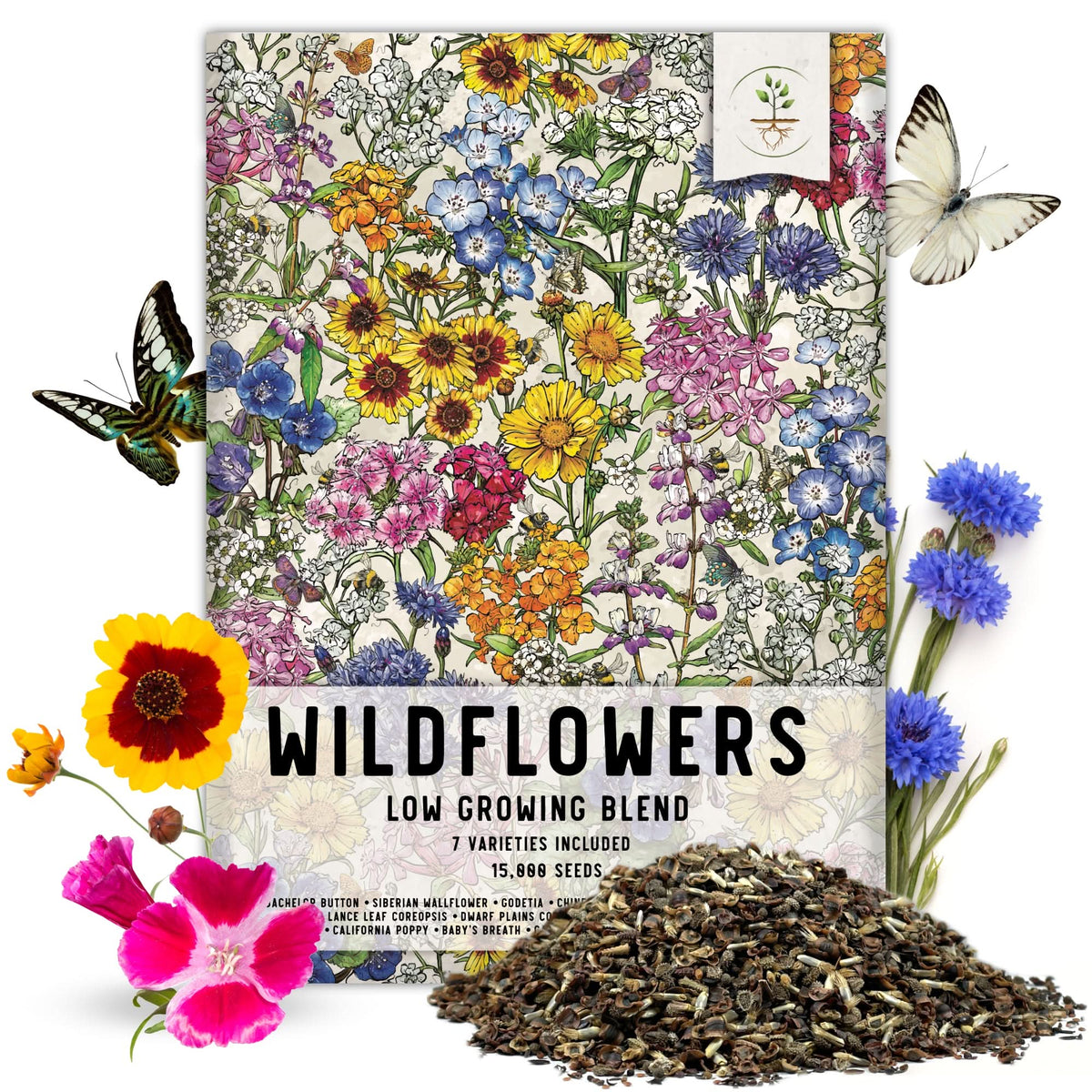 Low Growing Wildflower Mixture – Seed Needs LLC