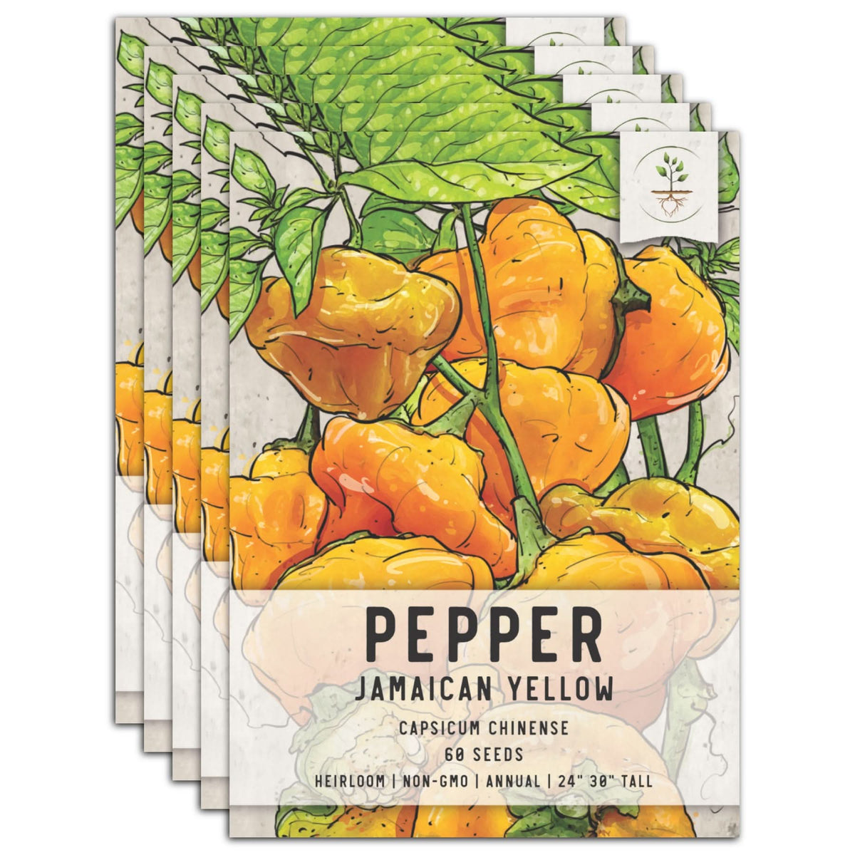hot pepper plant seeds Yellow Jamaican Pepper Seed For Planting (Capsicum chinense) Seed Need – Seed Needs LLC