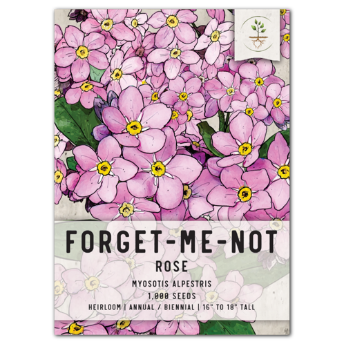forget me not seed to flower time Forget-Me-Not Seed Packet Collection (Rose, White & Blue)