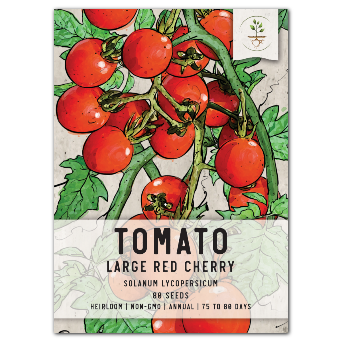 TOMATO　おまとめ商品 Large Red Cherry Tomato Seeds - Productive Heirloom - Sweet