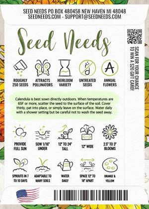 Calendula, Pacific Beauty Mixture (Calendula officinalis)