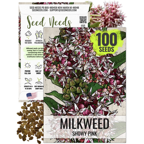 Showy Milkweed Seeds For Planting (Asclepias speciosa)