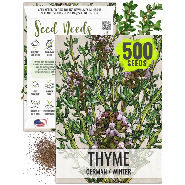 Thyme Herb Seeds For Planting (Thymus vulgaris)