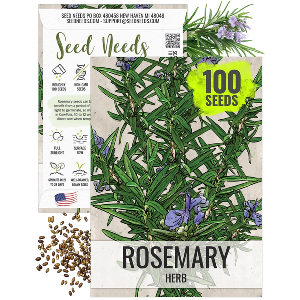 Rosemary Herb Seeds For Planting (Rosemarinus officinalis)