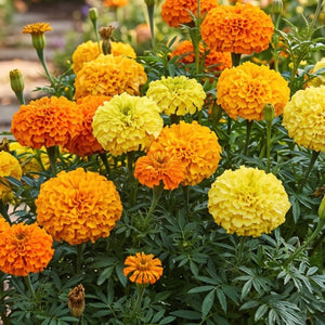 Crackerjack Marigold Mixture (Tagetes erecta)
