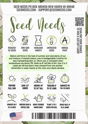 Green Honeydew Melon Seeds For Planting (Cucumis melo)