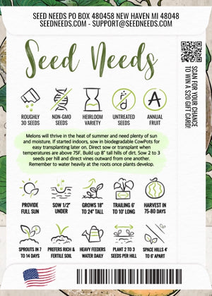Hales Best Jumbo Melon Seeds For Planting (Cucumis melo)