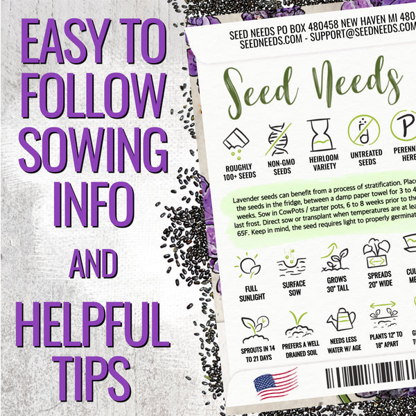 Lavender Seed Packet Favors (FAV-010)