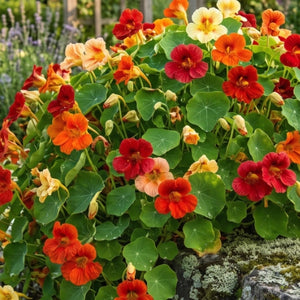Tom Thumb Nasturtium Seeds For Planting (Tropaeolum nanum)