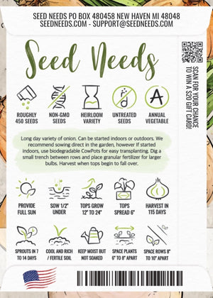 Yellow Sweet Spanish Onion Seeds For Planting (Allium cepa)
