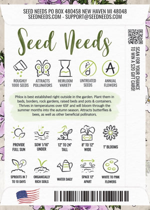 Mountain Phlox Seeds For Planting (Linanthus grandiflorus)
