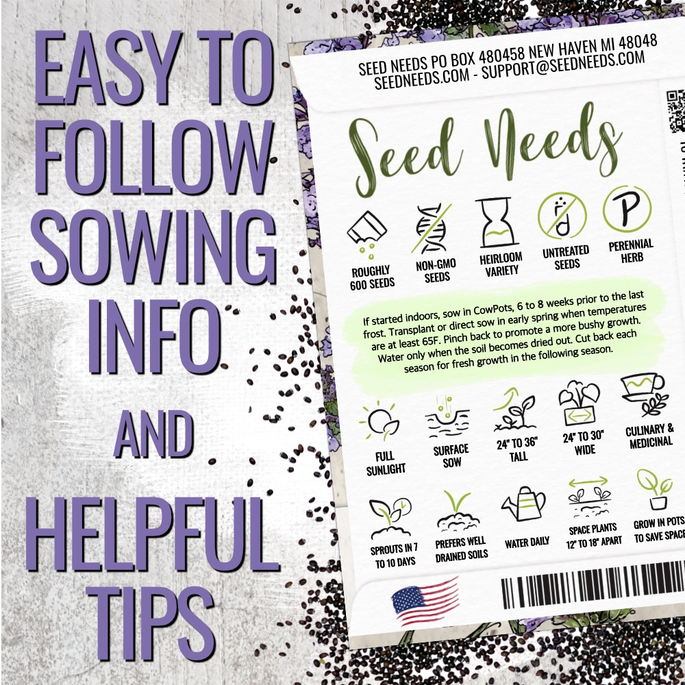 Catmint Herb Seeds For Planting (Nepeta mussinii)