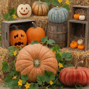 Spooky Mixture Pumpkin Seeds For Planting (Cucurbita pepo / maxima)