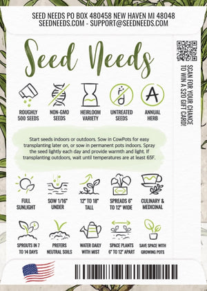 Summer Savory Herb Seeds For Planting (Satureja hortensis)