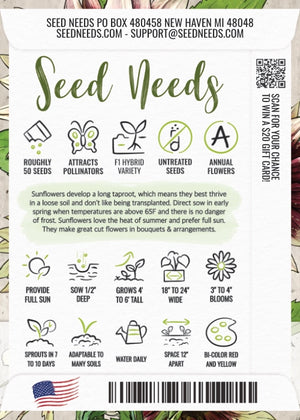 Cherry Rose Sunflower Seeds For Planting (Helianthus annuus)