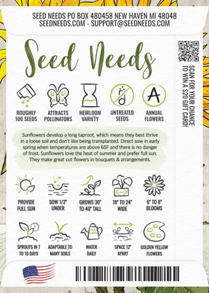 Incredible Dwarf Sunflower Seeds For Planting (Helianthus annuus)