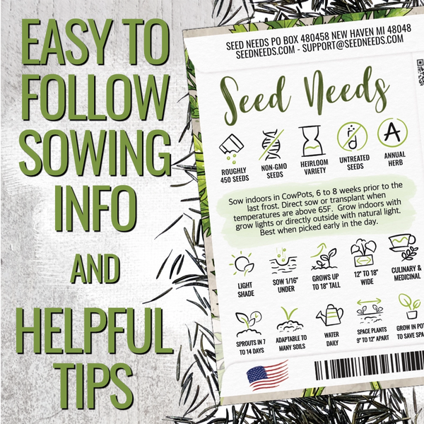 Chervil Herb Seeds For Planting (Anthriscus cerefolium)