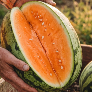 Orangeglo Watermelon Seeds For Planting (Citrullus lanatus)
