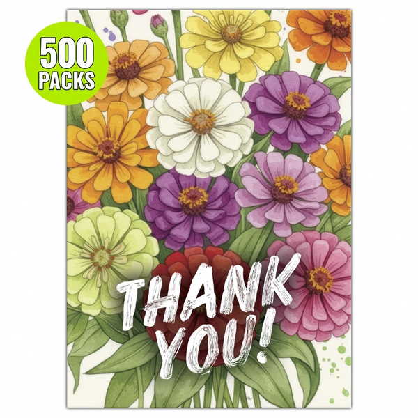 "Thank You" Affiliate Seed Packets (Set of 500 Packets)