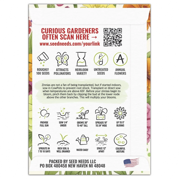 "Thank You" Affiliate Seed Packets (Set of 500 Packets)