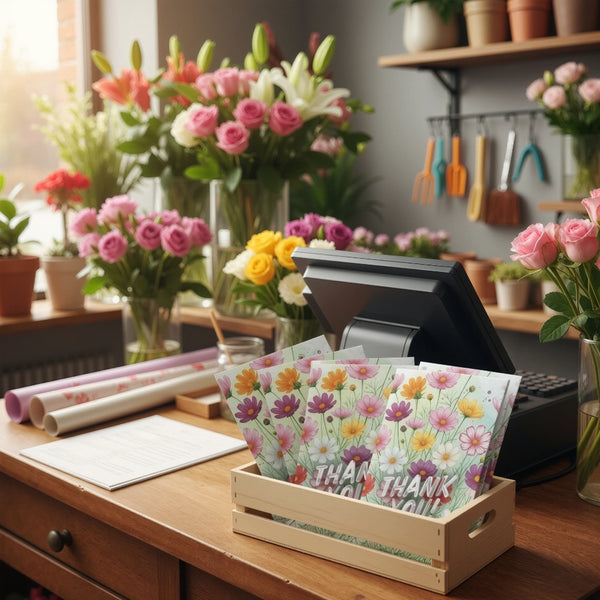 "Thank You" Cosmos Affiliate Seed Packets (Set of 500) AF140