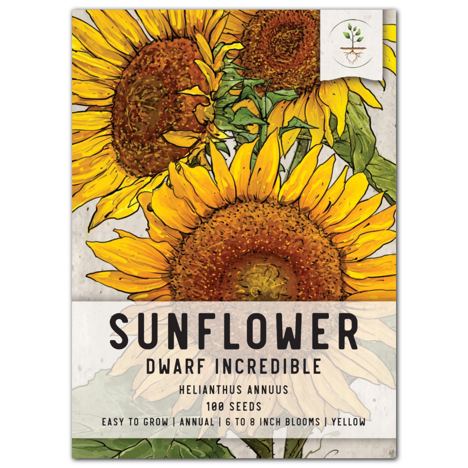 Incredible Dwarf Sunflower Seeds For Planting (Helianthus annuus)