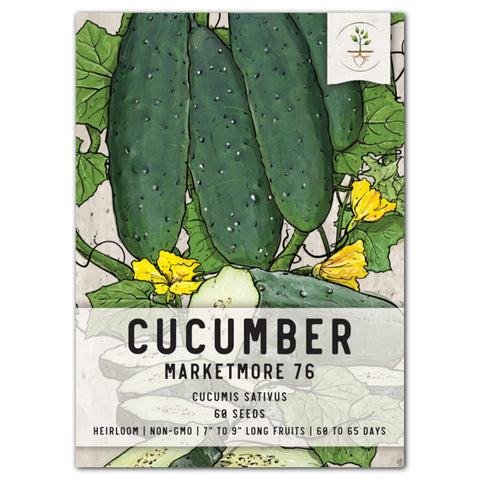 Marketmore 76 Cucumber Seeds For Planting (Cucumis sativus)