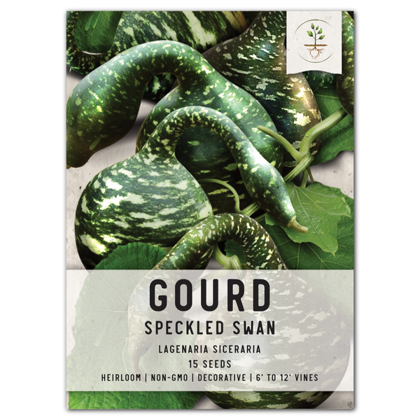 Speckled Swan Gourd Seeds For Planting (Lagenaria siceraria)