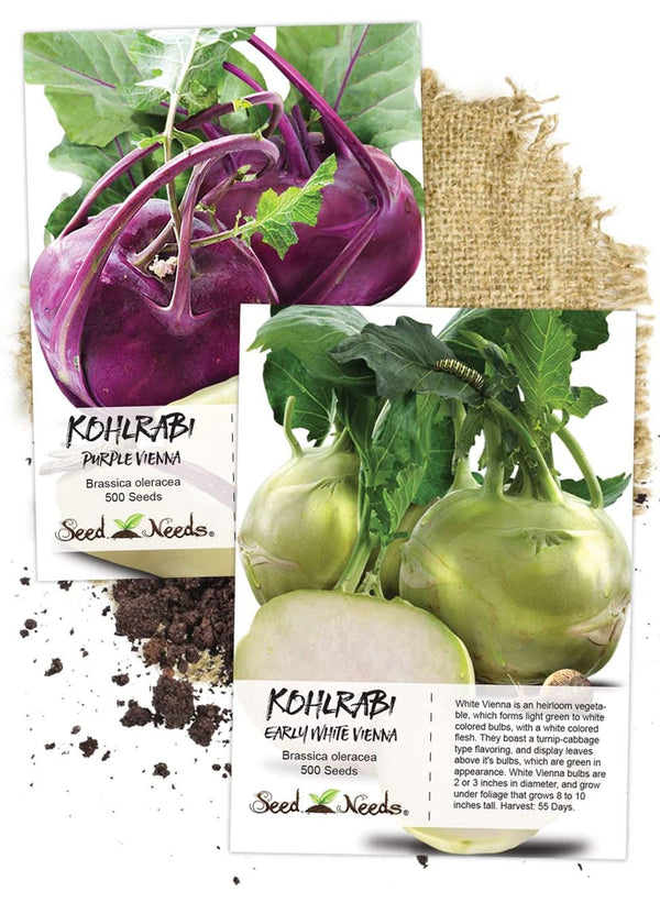 Kohlrabi Seed Packets