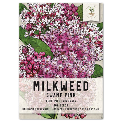 pink swamp milkweed seeds for planting