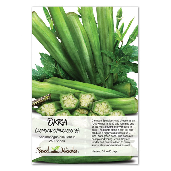 Germisem Clemson Spineless Okra Seeds 6g - Foto 11