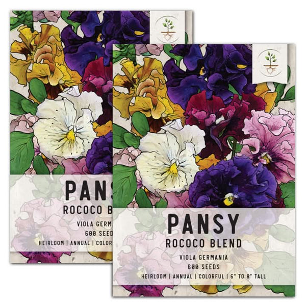 rococo pansy seeds for planting