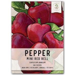 miniature red bell pepper seeds for planting