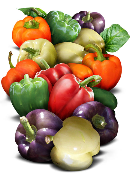 Rainbow Mixed Bell Pepper Seeds For Planting (Capsicum Annuum)