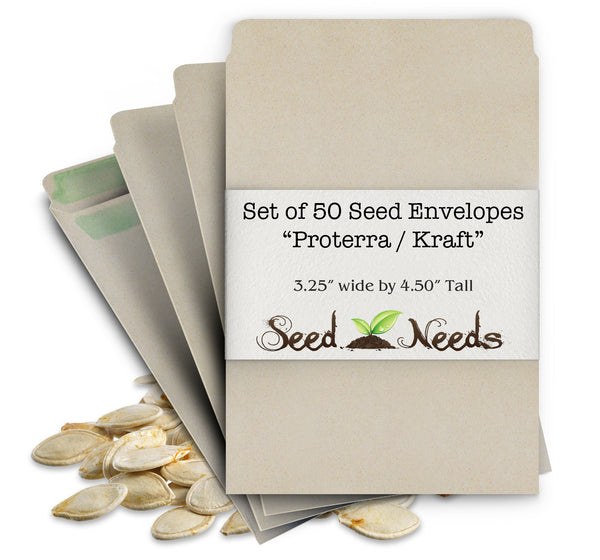 Kraft Seed Envelopes, Great For Seed Packet Favors - Seed Needs – Seed  Needs LLC