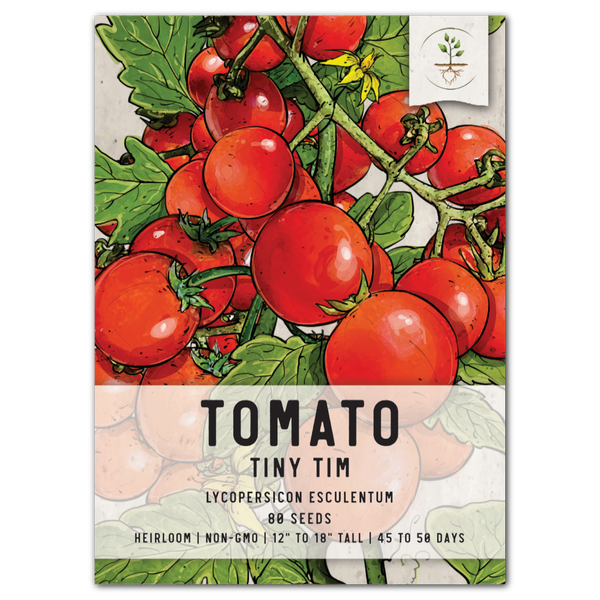 Tiny Tim Tomato Seeds For Planting (Lycopersicon esculentum)