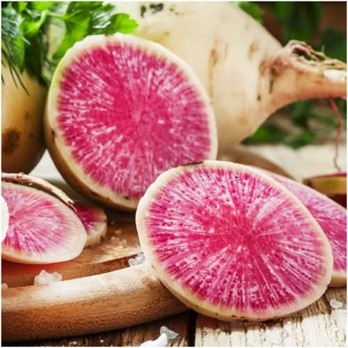 Watermelon Radish Seeds For Planting (Raphanus sativus)